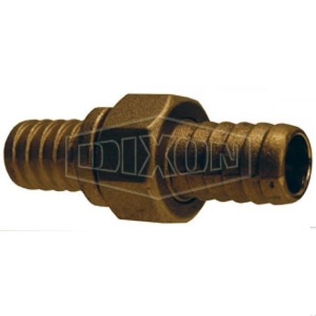 Dixon Standard Shank Garden Hose Coupling with Hex Nut, 5/8 in Nominal, Garden Hose Thread End Style, Bras CBC75